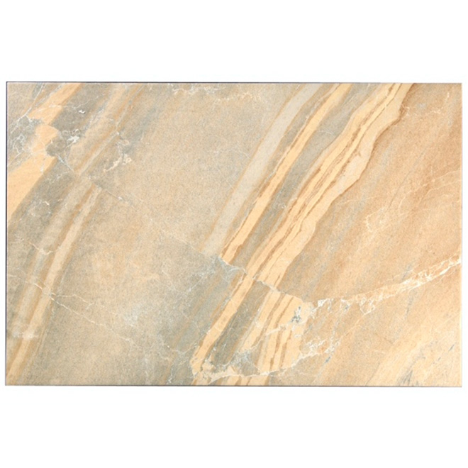 "Ladda" Ceramic Floor Tile 16" x 24" - Beige