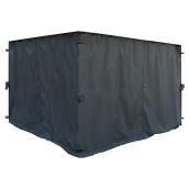 Rideaux pour abri-soleil 10' x 12' pi, charbon