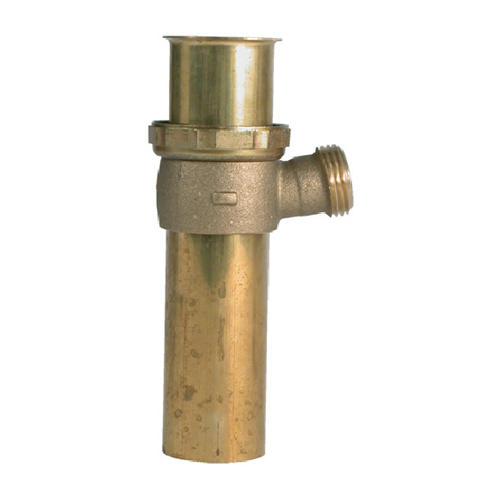 Tube de vidange pour lave-vaisselle, laiton, 1 1/2" x 6"