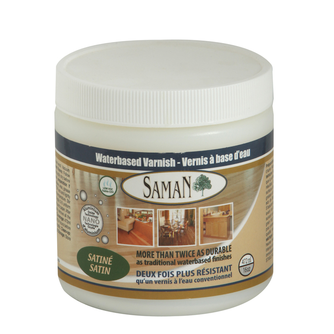 Water-Based Interior Finish - Clear Satin Finish - 472ml