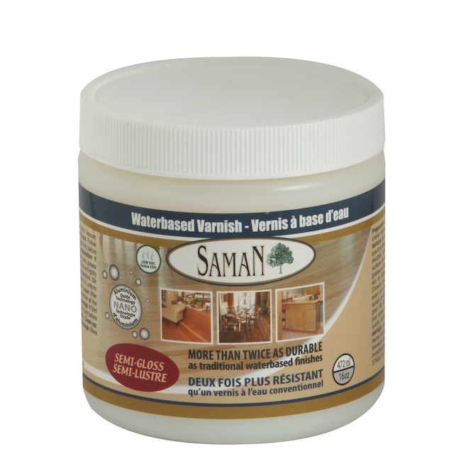 Water-Based Interior Finish - Clear S-Gloss Finish - 472ml