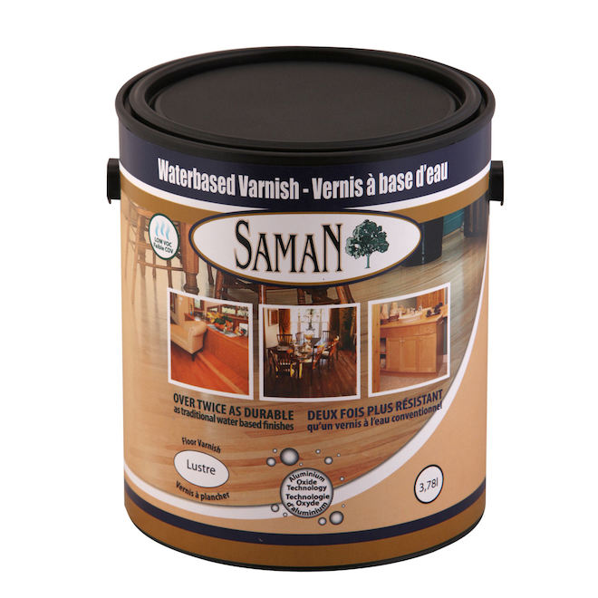 Water-Based Interior Finish - Clear Gloss Finish - 3,78L