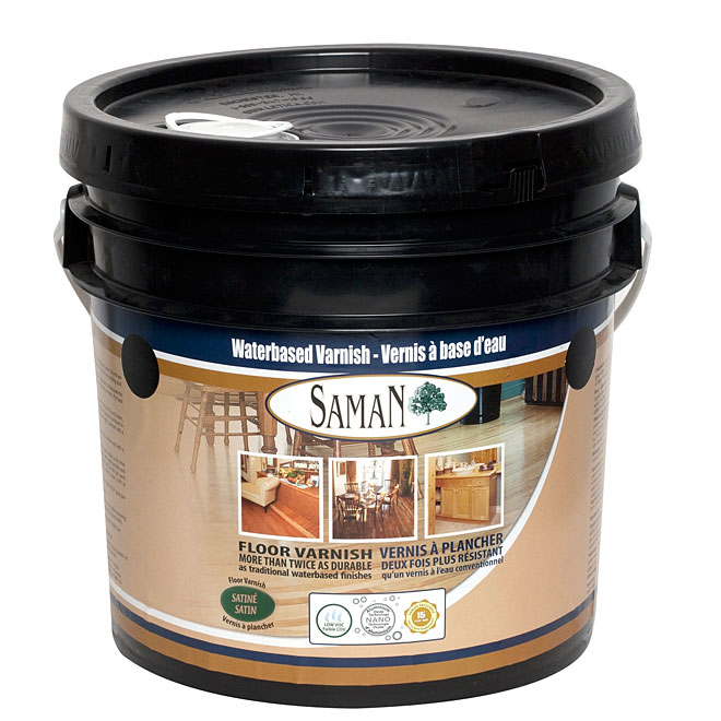 Fini intérieur à base d'eau, clair fini satin, 10L