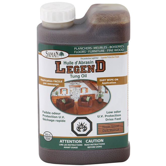 Huile d'abrasin « Legend » couleur truffe de 946 ml