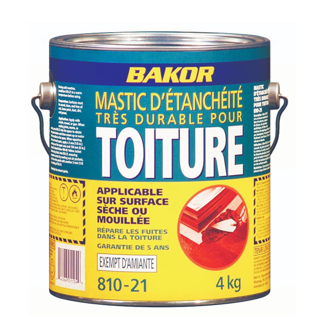 Mastic d'étanchéité pour toiture « sec et humide »