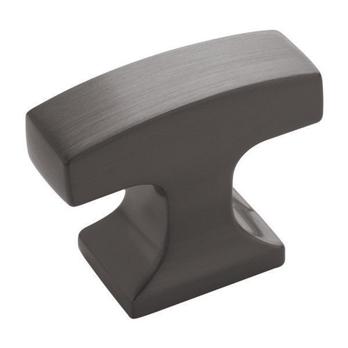 Bouton en zinc fini graphite