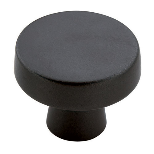 Bouton en zinc fini noir