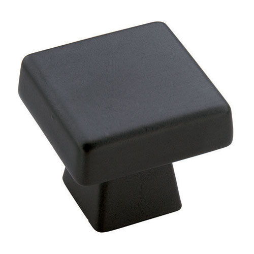 Bouton en zinc fini noir