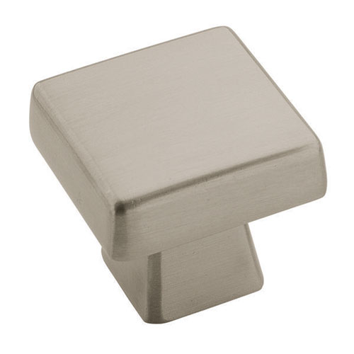 Bouton en zinc fini nickel satiné