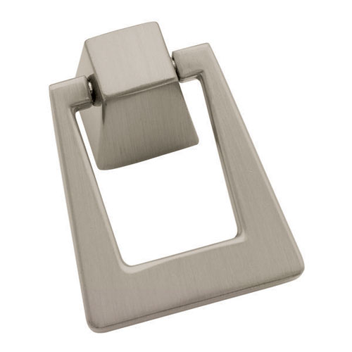 Bouton en zinc fini nickel satiné