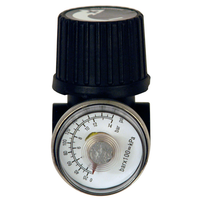 Régulateur avec jauge pour compresseur, 1/4 po