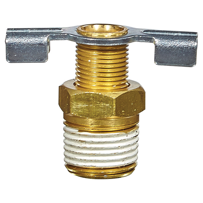 Robinet de purge pour compresseur d'air 3/8 po NPT