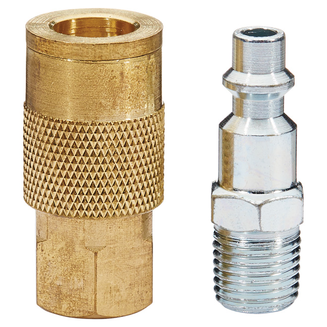 Air Compressor Connector and Coupler-1/4" -2-Piece