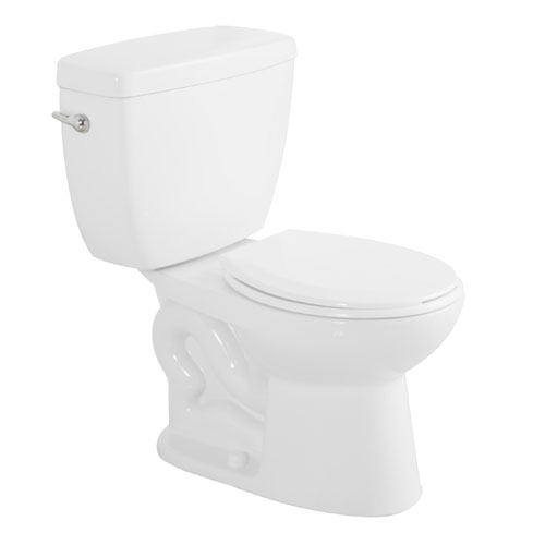 Toilette 2 pièces à cuve ronde, Minuet, 6 l, blanc