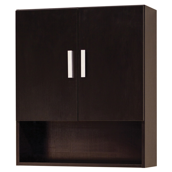 Armoire de rangement murale «Sutton» 24 po - Espresso