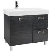 Turenne Vanity with 1 Door and 2 Drawers - Dark Grey