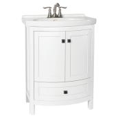 Meuble-lavabo Tallia à 2 portes et 1 tiroir, blanc