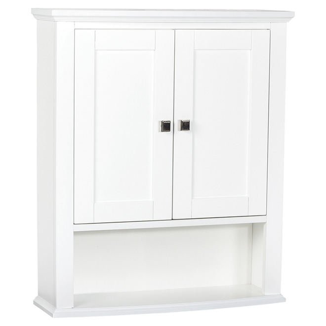 Armoire à pharmacie Tallia à 2 portes et 1 tablette, blanc