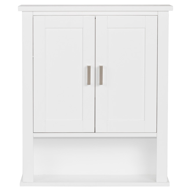Wall Cabinet - 2 Doors/1 Shelf - 23" - White