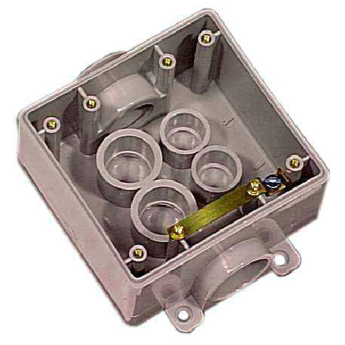 Boîte double grise FSC en PVC
