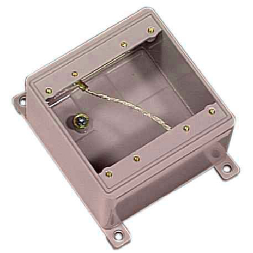 Grey FD Gang Box 2 Gang PVC