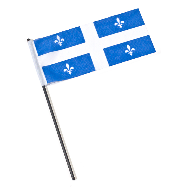 Drapeau national du Québec, 5 po x 10 po