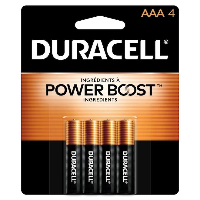Paquet de 4 piles «AAA»