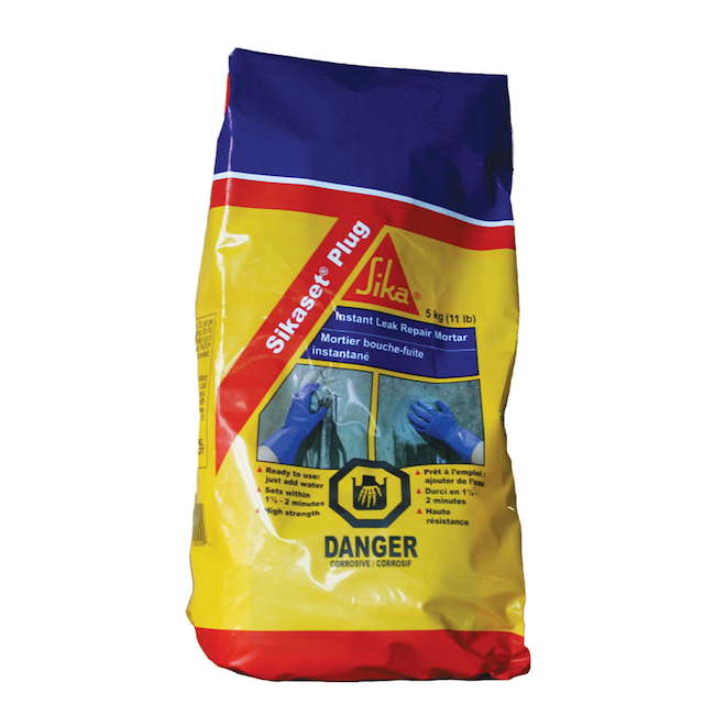 Mortier bouche-fuite instantané, 5 kg