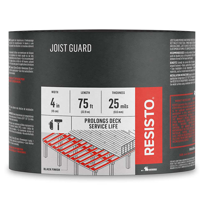 Joist Guard Waterproof Membrane - 4" x 75'