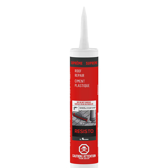 Ciment plastique Ultra pour toutes surfaces, 300 ml, noir