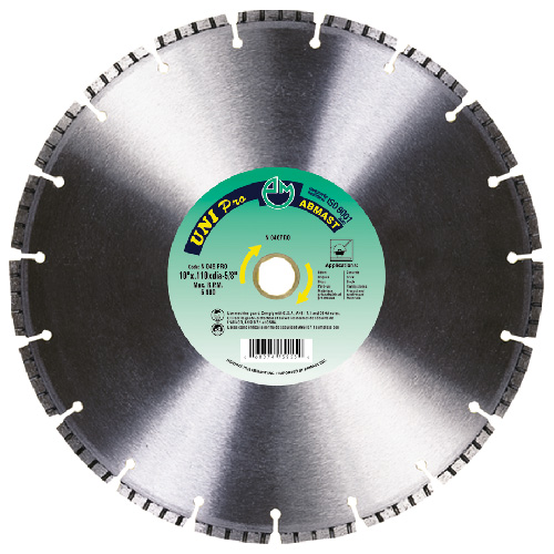 LAME DIAMANT ARGENT 10"
