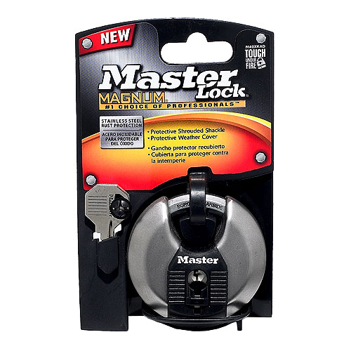 Round Key Padlock - 2 3/4" - Stainless Steel