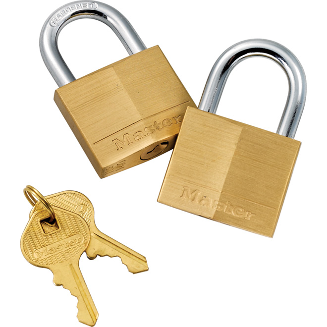 Ensemble de 2 cadenas en laiton/acier, 1 9/16"