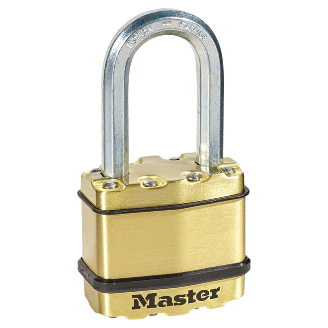 Cadenas à clé, 1 3/4", acier/laiton
