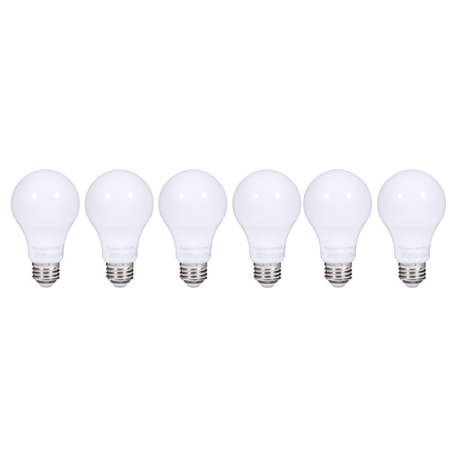 Ampoule DEL A19/9, 5 W, blanc chaud, pqt/6