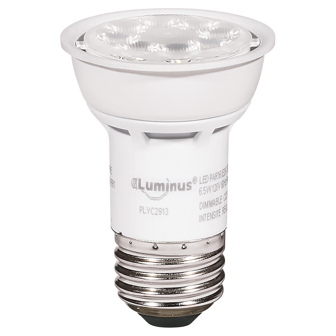 Ampoule DEL PAR16 6,5 W, intensité variable, blanc brillant