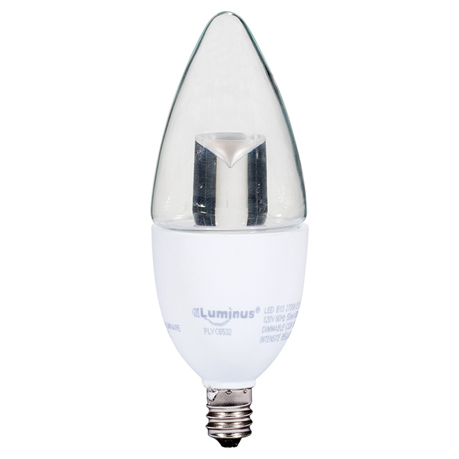 Ampoule DEL B13 7 W, intensité variable, blanc chaud