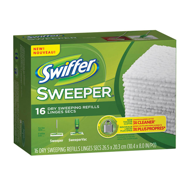 Recharge vadrouille «Swiffer»