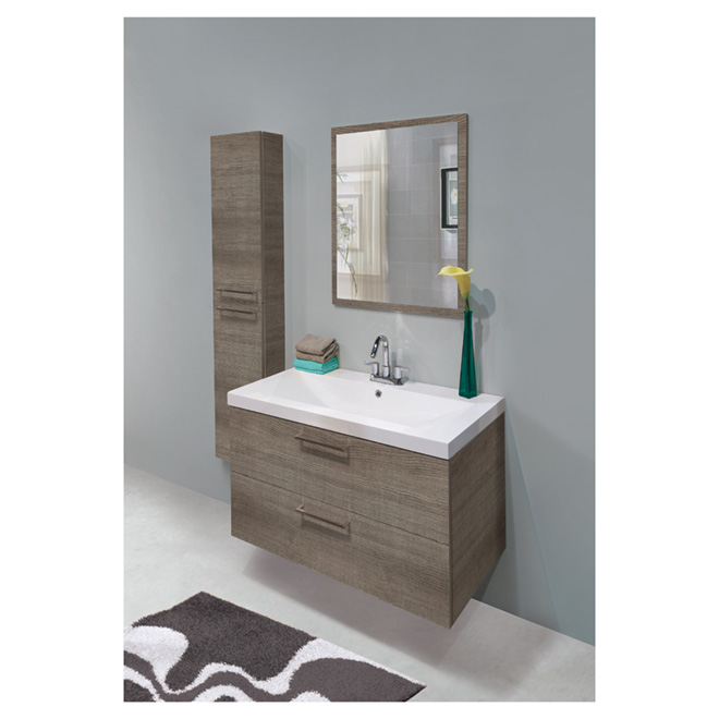 Bathroom Sinks Rona lakewood" wall-hung vanity 36" x 22" - absinthe | rona Bathroom Sinks Rona lakewood" wall-hung vanity 36" x 22" - absinthe | rona