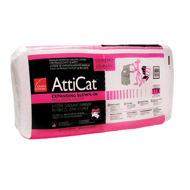 Système isolant expansif en fibre de verre soufflé AttiCat®