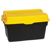 Heavy-Duty Storage Bin - 132L - Black/Yellow