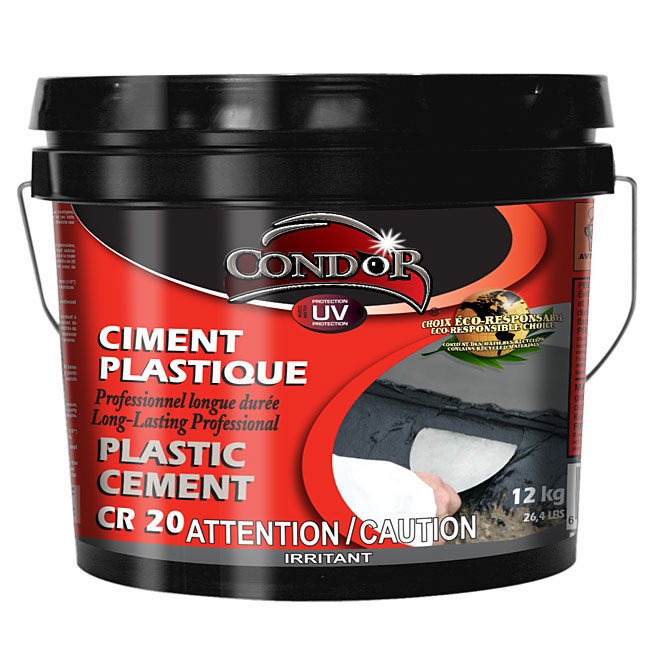 Ciment plastique à usages multiples, 12 kg