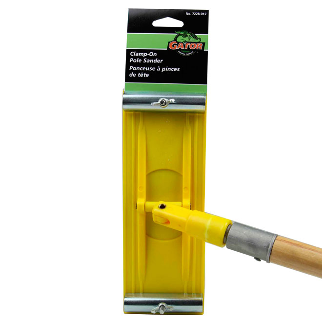 Pole Sander for Large Surface Areas 3 1/4" x 8 7/8" Yellow