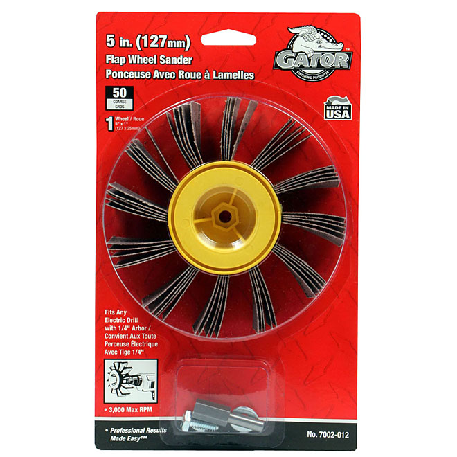 Meule à lamelles abrasives de 5"