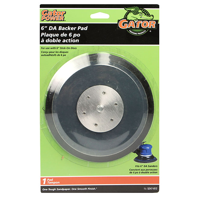 "Double Action" Sander Backer Pad - 6"