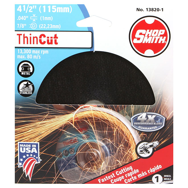 Metal Cutting Wheel - ThinCut - 4 1/2"