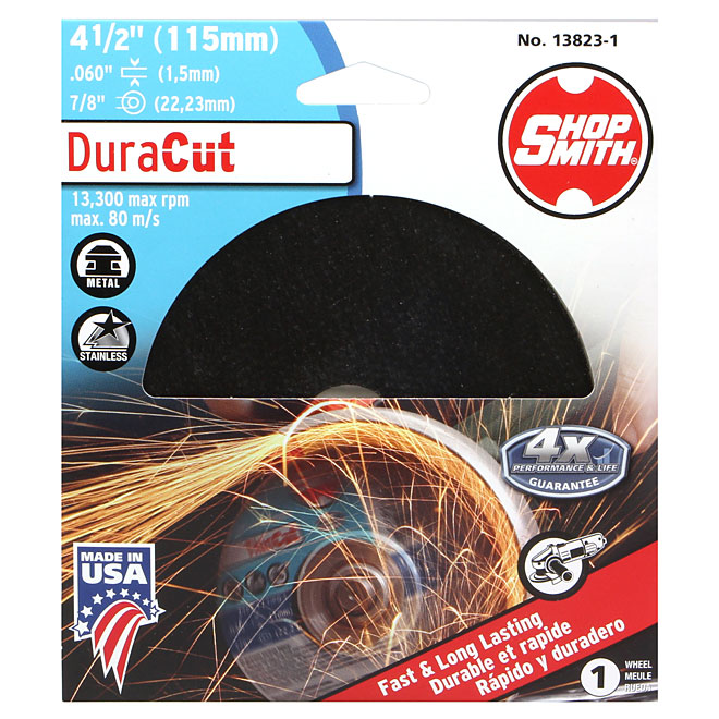 Metal Cutting Wheel - DuraCut - 4 1/2"