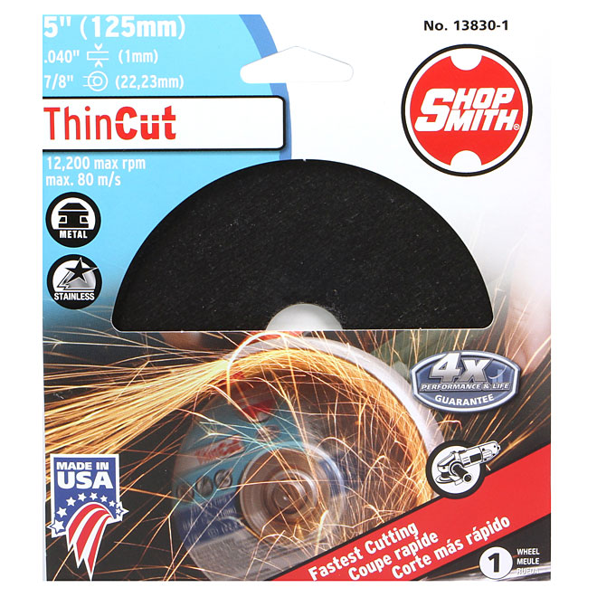 Meule à découper le métal, ThinCut, 5 po