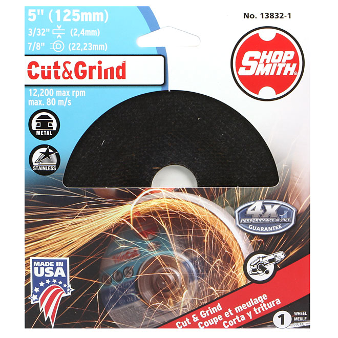 Metal Cutting Wheel - Cut&Grind - 5"