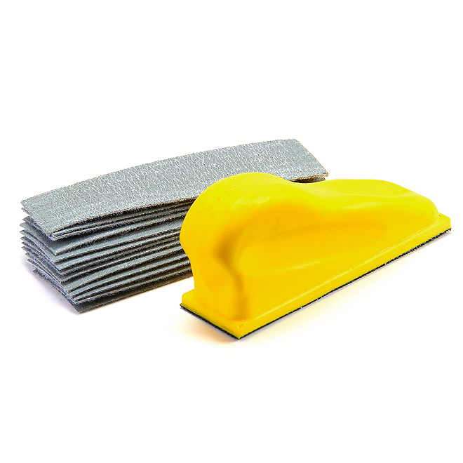 Finishing Block Hand Sander - 80 Grit - 1" x 6"